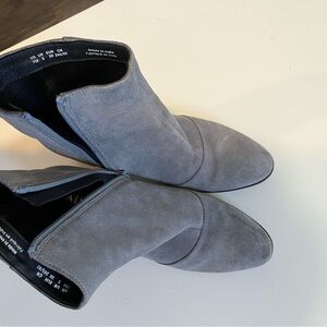 Women Gray Suede Ankle Boots Armani exchange